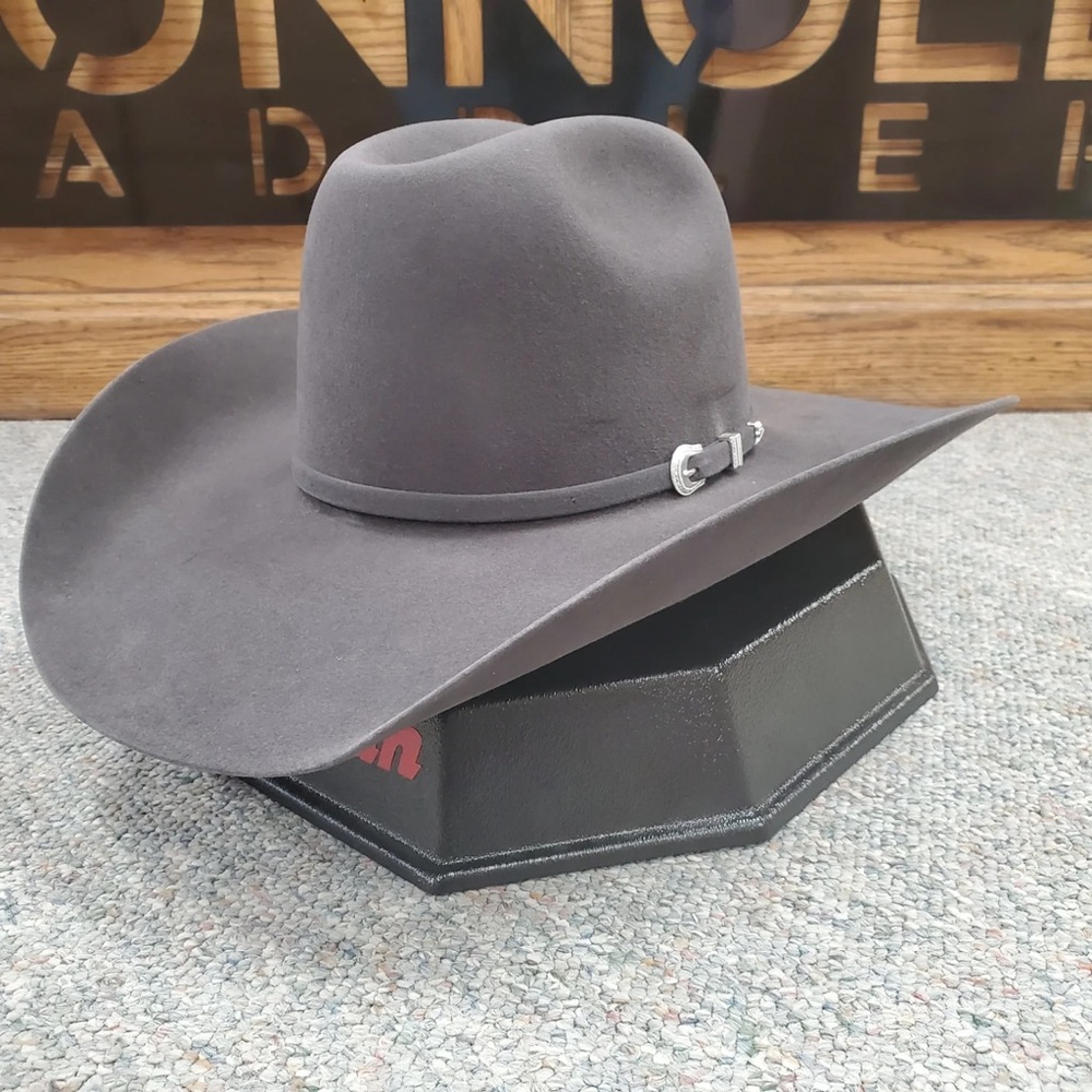 American Hat Company 40X Steel 4 1/4 RC
Felt Cowboy Hat Size: 7 1/8